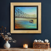 West Bengal Howrah Bridge  Wall Paintings from Island Rangoli from Deewar West Bengal collection